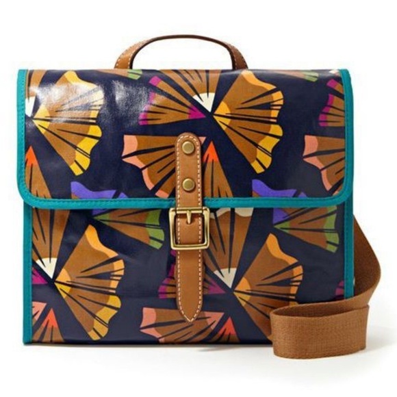 Fossil Handbags - Fossil printed messenger bag .